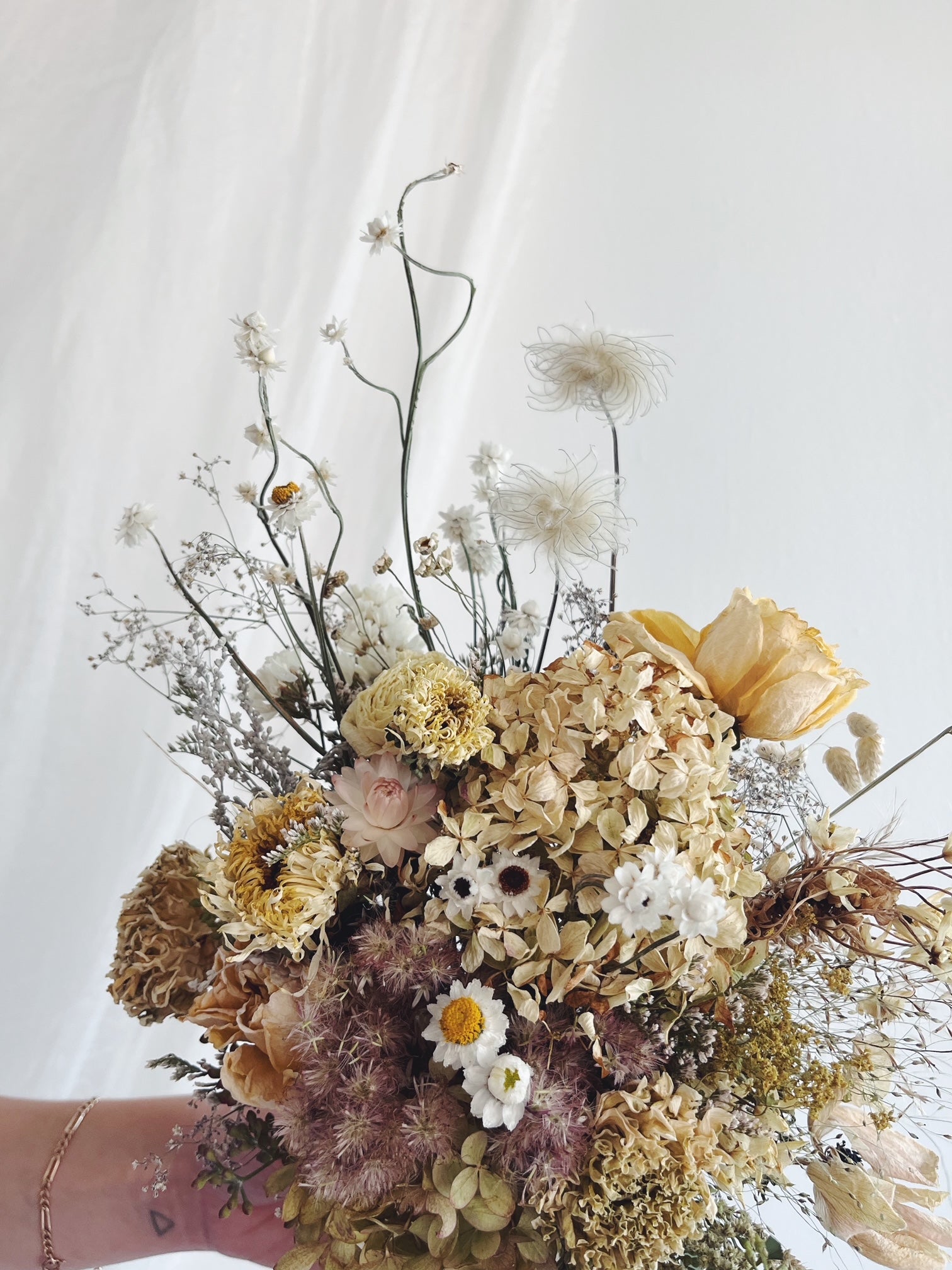 Flower Delivery Vancouver-The Dried Bridal Bouquet-Wedding Flowers-Florist-The Wild Bunch Flower Shop