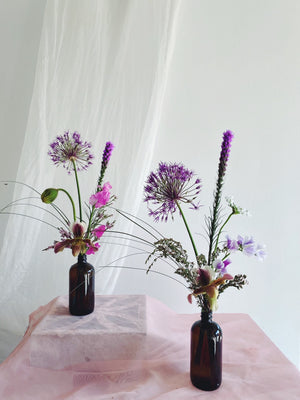Flower Delivery Vancouver-The Bottle Arrangement-Flower Arrangements-Florist-The Wild Bunch Flower Shop