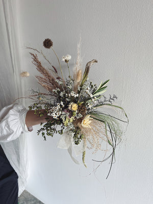 Flower Delivery Vancouver-The Dried Bridesmaid Bouquet-Wedding Flowers-Florist-The Wild Bunch Flower Shop