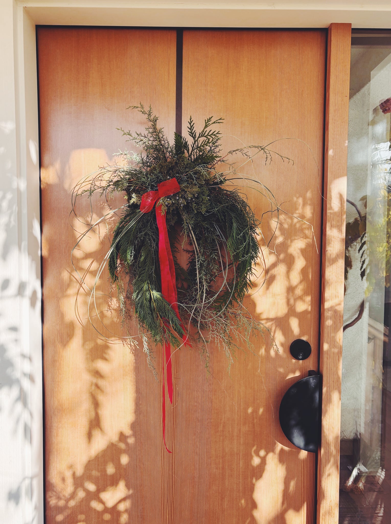 Flower Delivery Vancouver-Holiday Freestyle Wreath-Wreaths-Florist-The Wild Bunch Flower Shop