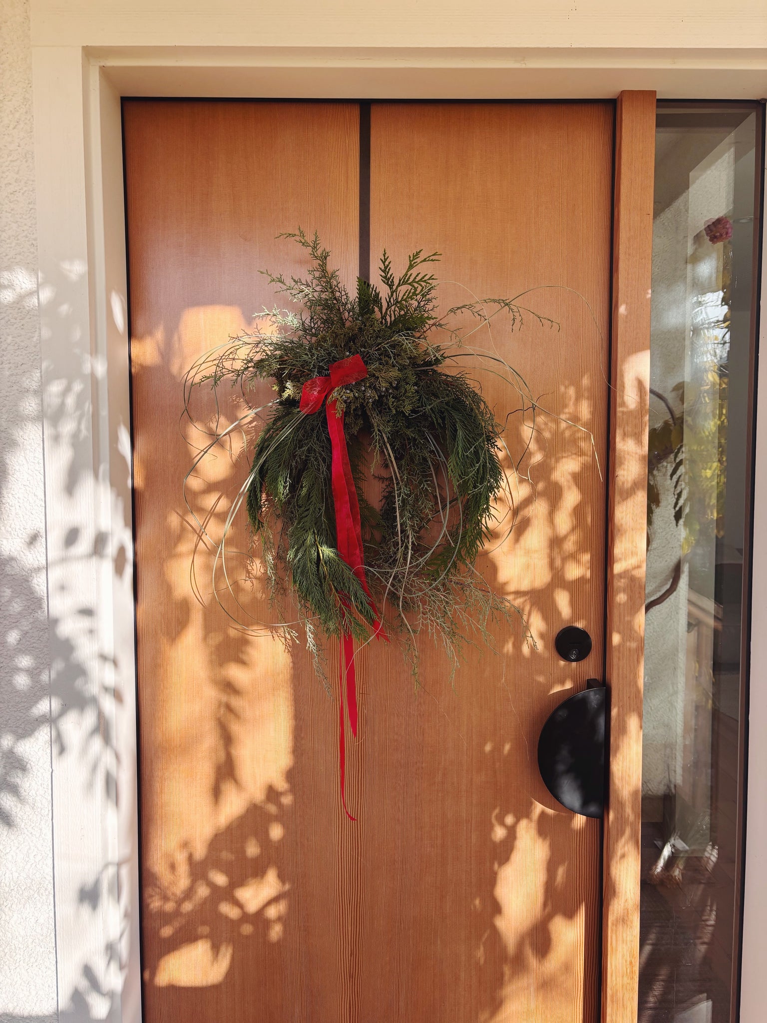 Flower Delivery Vancouver-Holiday Freestyle Wreath-Wreaths-Florist-The Wild Bunch Flower Shop