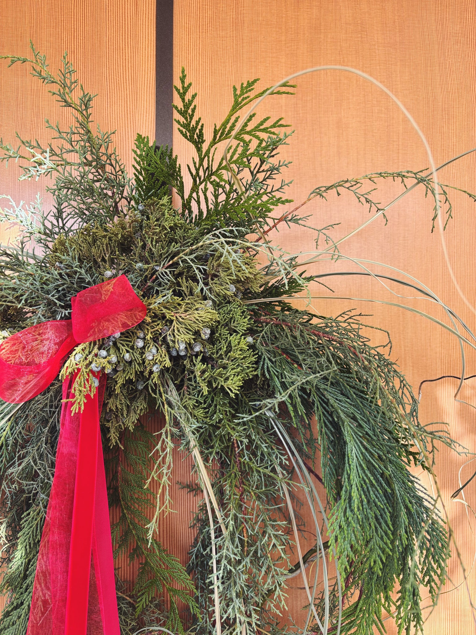 Flower Delivery Vancouver-Holiday Freestyle Wreath-Wreaths-Florist-The Wild Bunch Flower Shop