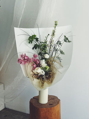 Flower Delivery Vancouver-Daisy Ceramic Cylinder Vase-Vases-Florist-The Wild Bunch Flower Shop