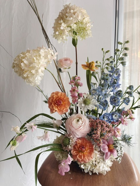 Flower Delivery Vancouver-Fresh Flowers Tray Designs-Flower Arrangements-Florist-The Wild Bunch Flower Shop