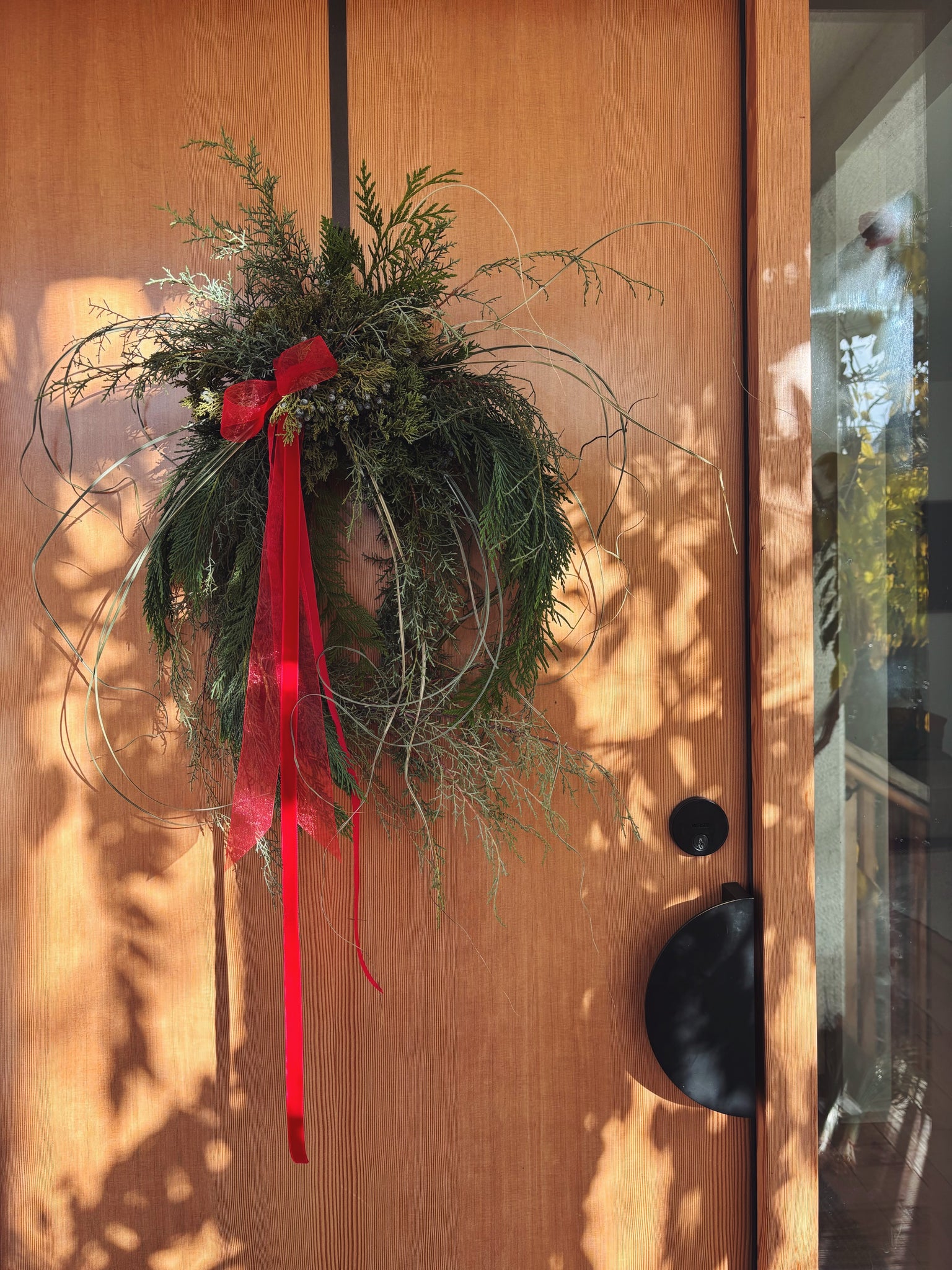 Flower Delivery Vancouver-Holiday Freestyle Wreath-Wreaths-Florist-The Wild Bunch Flower Shop