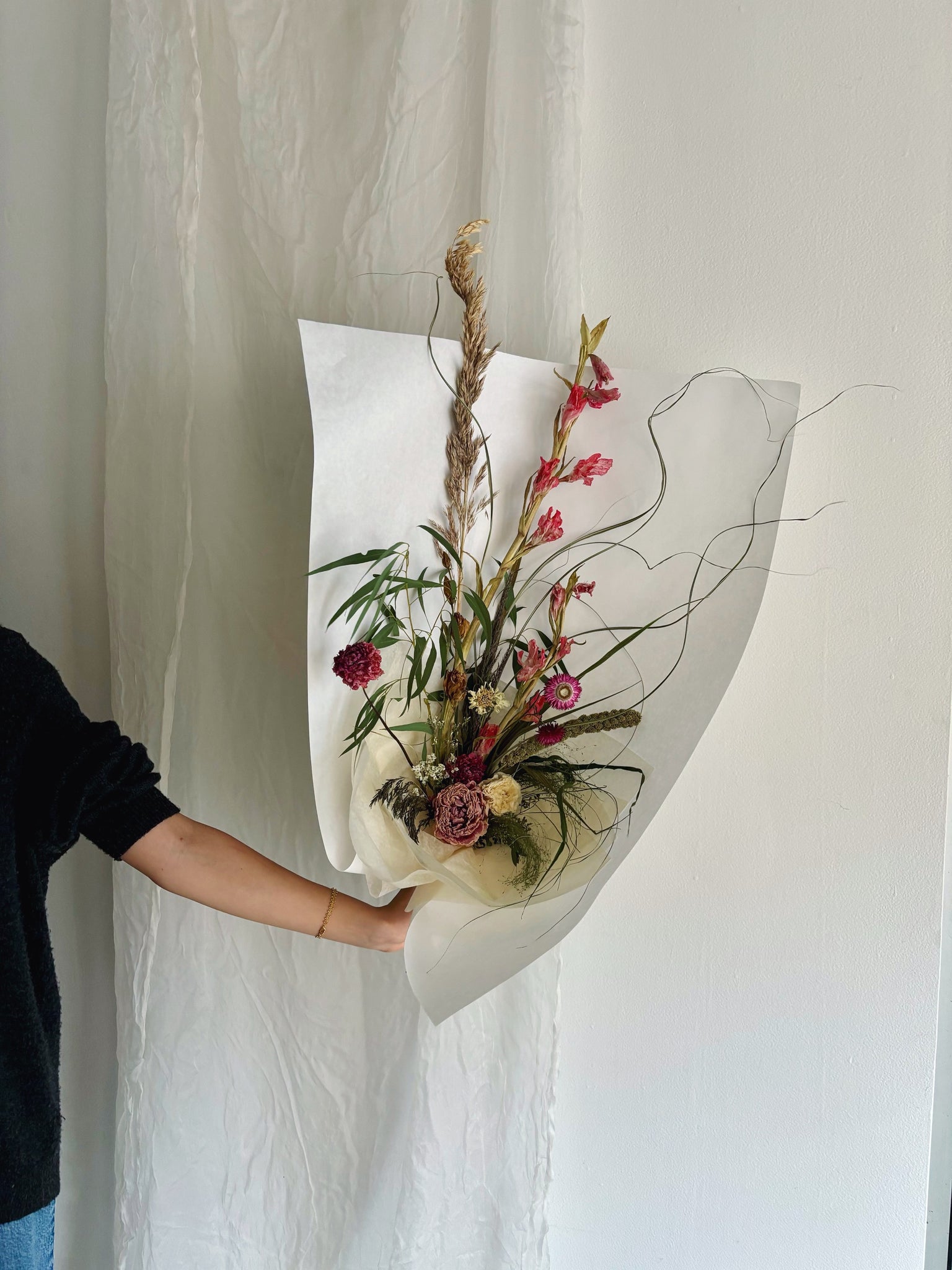 Flower Delivery Vancouver-Dried Bouquet #3-Bouquets-Florist-The Wild Bunch Flower Shop