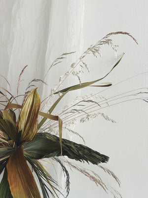 Flower Delivery Vancouver-Grassy Palm Wall Hanging-Wall Hangings-Florist-The Wild Bunch Flower Shop