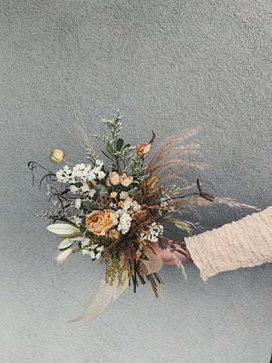 The Dried Bridesmaid Bouquet