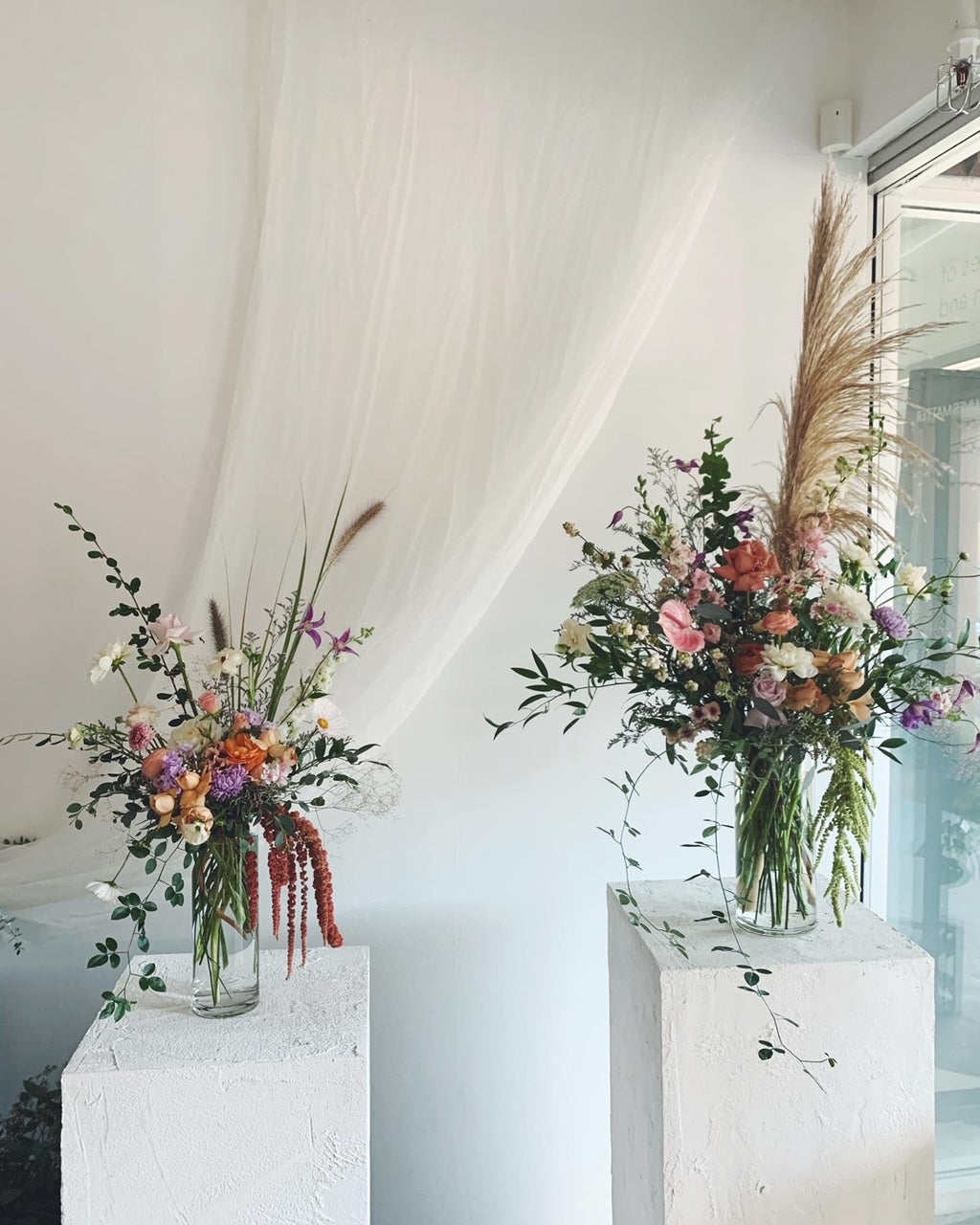 Flower Delivery Vancouver-Wedding Focal Arrangement-Weddings-Florist-The Wild Bunch Flower Shop