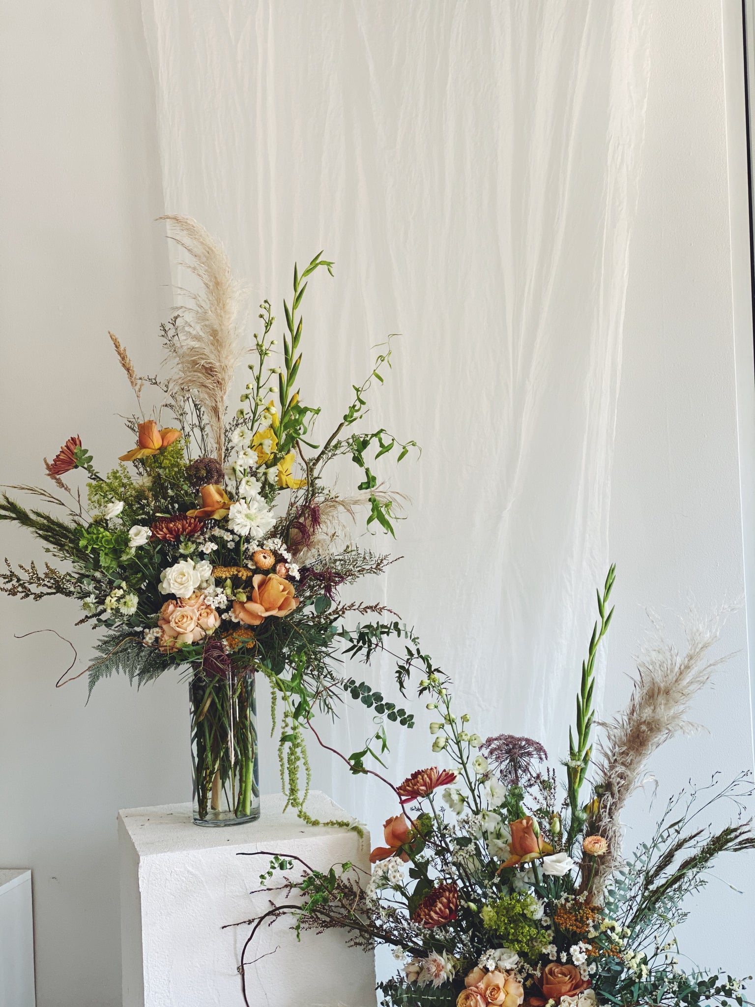 Flower Delivery Vancouver-Wedding Focal Arrangement-Weddings-Florist-The Wild Bunch Flower Shop