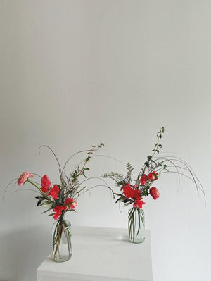 Weddings - Wedding Bottle Arrangement - The Wild Bunch Weddings - The Wild Bunch Florist - Vancouver Flower Shop Delivery