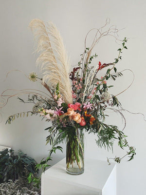 Flower Delivery Vancouver-Wedding Focal Arrangement-Weddings-Florist-The Wild Bunch Flower Shop