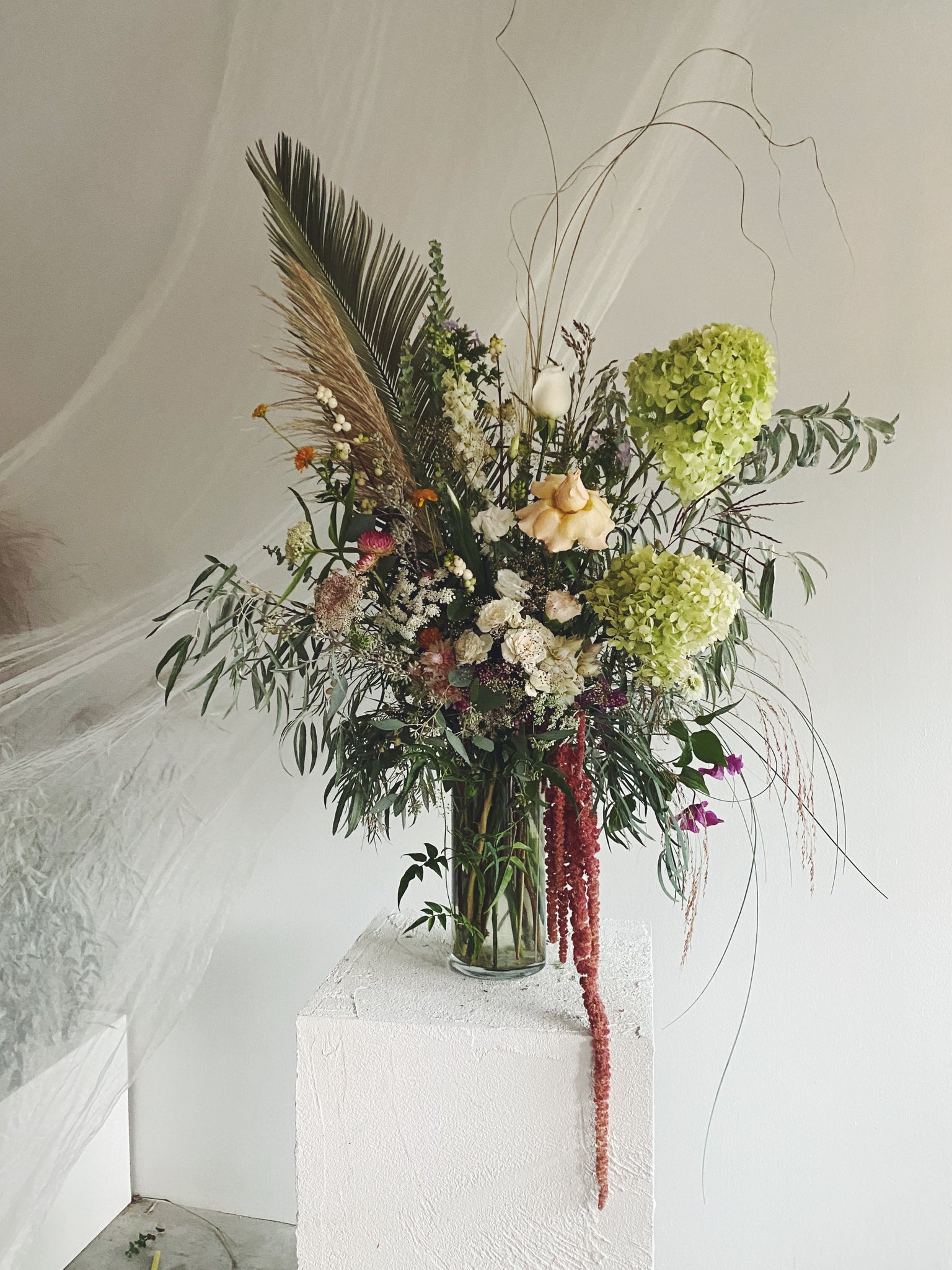 Flower Delivery Vancouver-Wedding Focal Arrangement-Weddings-Florist-The Wild Bunch Flower Shop