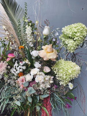 Flower Delivery Vancouver-Wedding Focal Arrangement-Weddings-Florist-The Wild Bunch Flower Shop