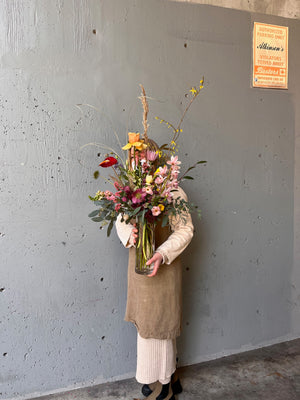 Flower Delivery Vancouver-The Valentine's Focal Arrangement-Bouquets-Florist-The Wild Bunch Flower Shop