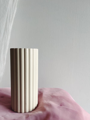 Daisy Ceramic Cylinder Vase