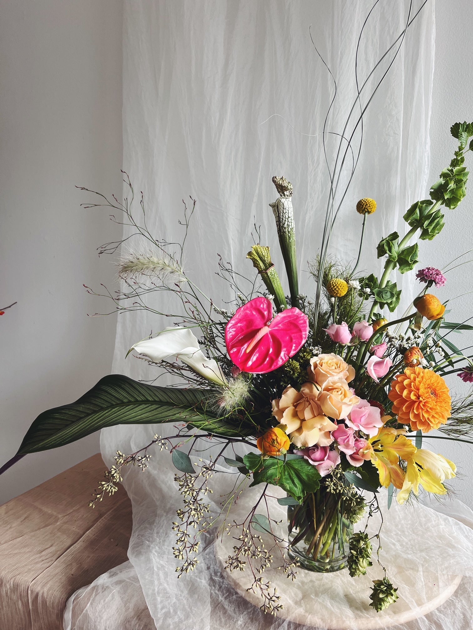 Flower Delivery Vancouver-Wedding Centrepiece-Weddings-Florist-The Wild Bunch Flower Shop