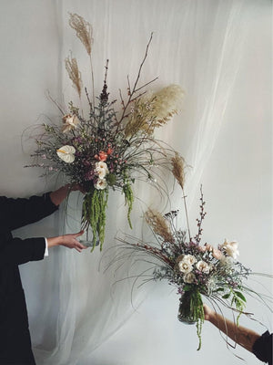 Flower Delivery Vancouver-Wedding Focal Arrangement-Weddings-Florist-The Wild Bunch Flower Shop